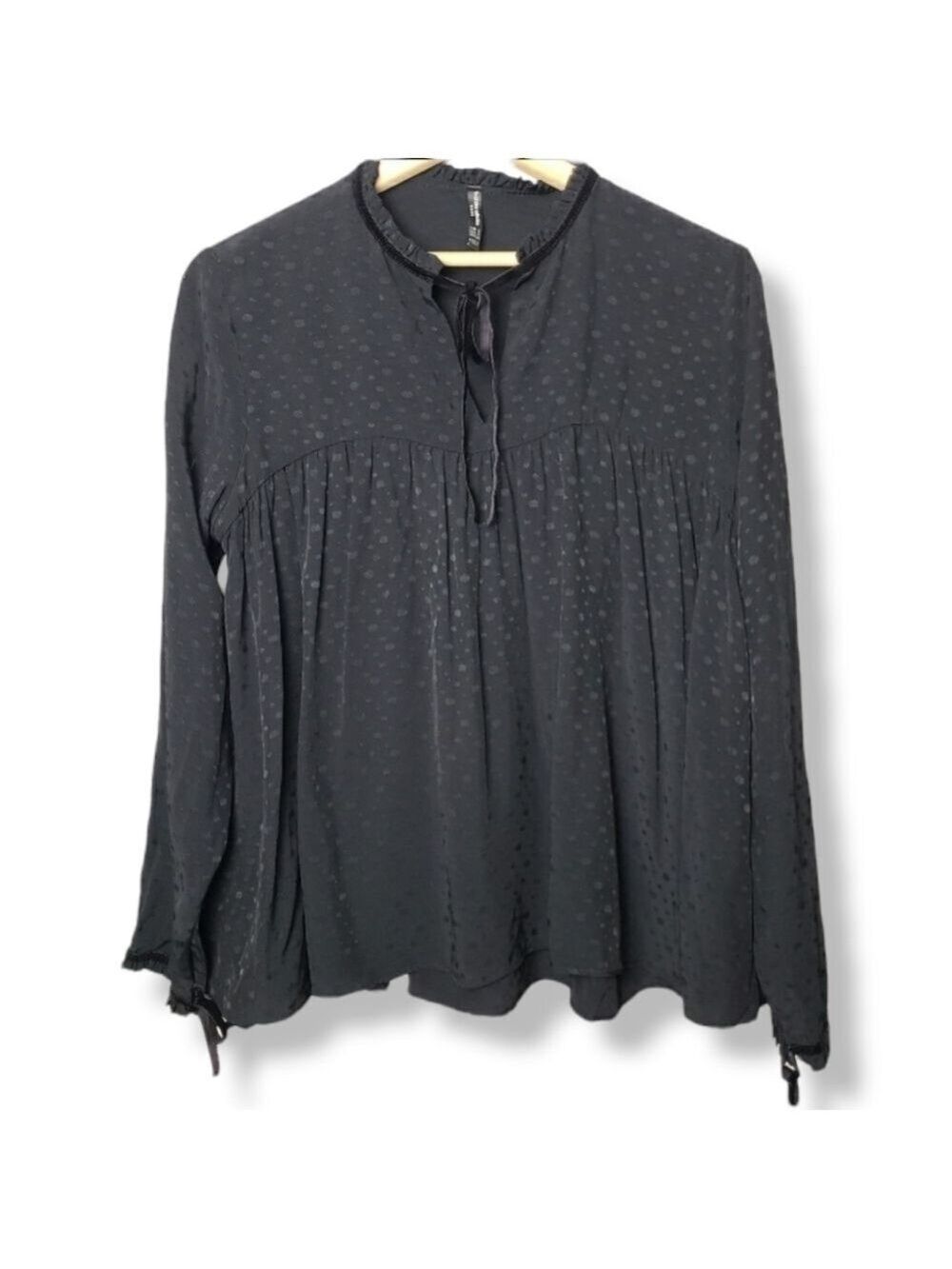 Zara Trafaluc Collection Peasant Blouse size Small